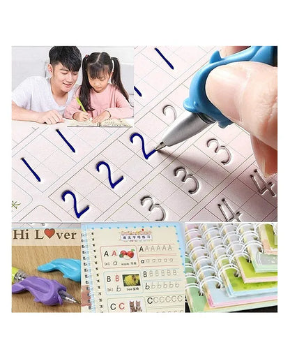 Buy 1 Get 1 Free - Sank Magic Practice 4 Books Pack + Pen + Refills @599 Only