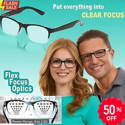 Buy 1 Get 1 Free AUTO FOCUS One Power Readers - AS SEEN ON TV! - Read Small Print and Computer Screens - no Changing Glasses - Flex Focus optics