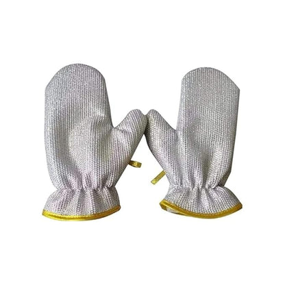 🧤✨Buy 1 Get 1 Free | Silver Premium Dish Washing Hand Gloves – Flat 💥50% OFF | 🚚 Free Delivery | 💵 COD Available