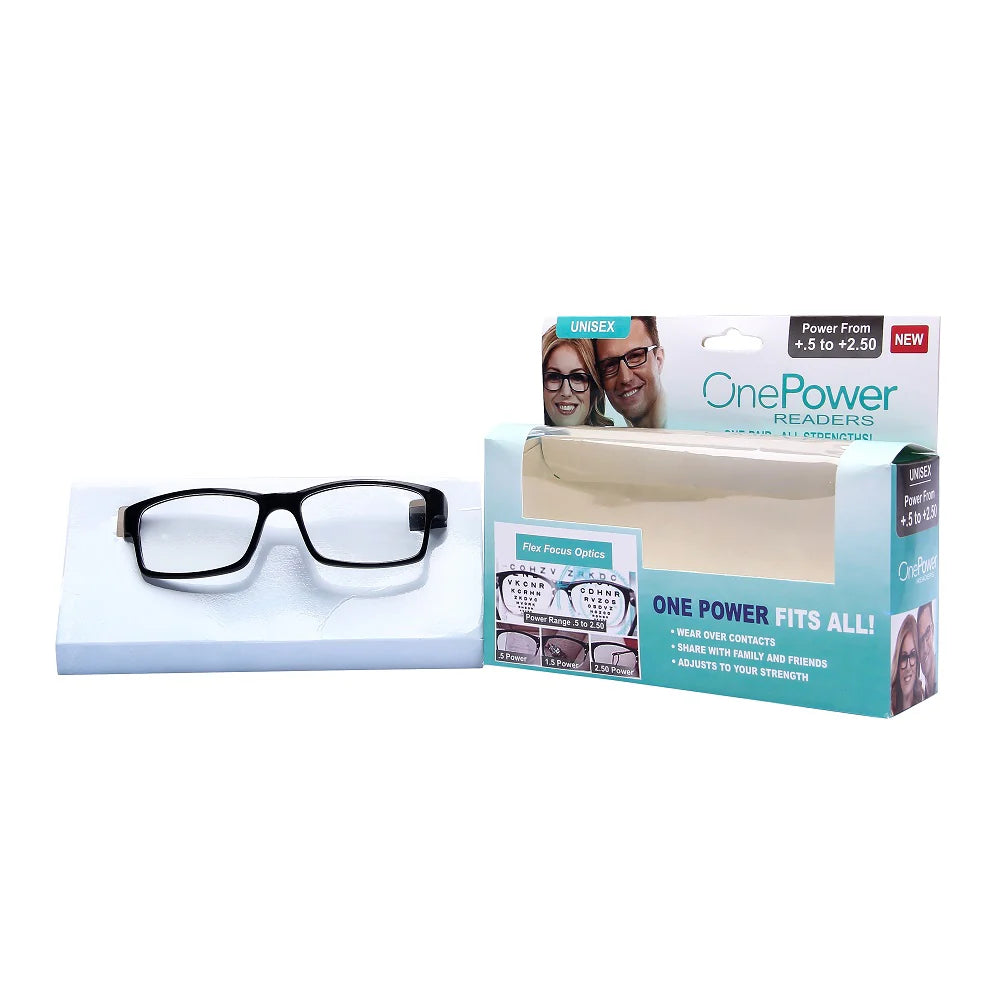 Buy 1 Get 1 Free AUTO FOCUS One Power Readers - AS SEEN ON TV! - Read Small Print and Computer Screens - no Changing Glasses - Flex Focus optics